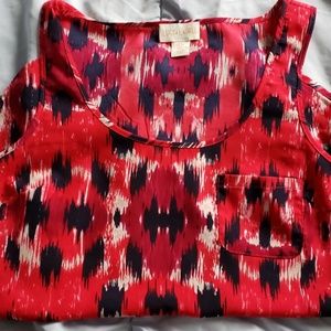 Bright Sleeveless top